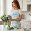 Search for watercolor wildflowers aprons Elegant script font