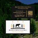Search for black bear business cards Professional