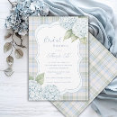 Search for hydrangea bridal shower invitations Blue