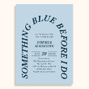 Search for something blue before i do bridal shower invitations Retro