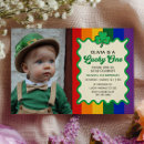 Search for st patricks 1st birthday invitations St paddys day