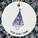 Search for yacht christmas tree decorations Sailboat