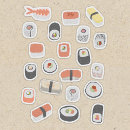 Search for modern food stickers Cook