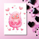 Search for monsters valentines day cards Hearts