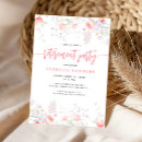 Search for feminine retirement party invitations Blush pink