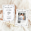 Search for arrows invitations Black and white