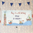 Search for nautical birthday banners Boy