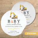 Search for construction baby shower stickers Builder
