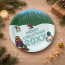 Search for penguin plates Merry christmas