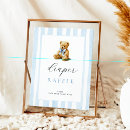 Search for baby shower bear Blue stripes