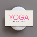 Search for yoga instructor business cards Elegant