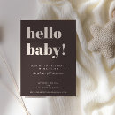 Search for brown baby shower invitations Unique