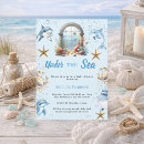 Search for shark baby shower invitations Blue