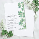 Search for lucky in love bridal shower invitations Irish party