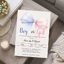 Search for bow gender reveal invitations Elegant