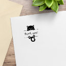 Search for black cat rubber stamps Kitten