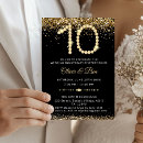 Search for gold anniversary invitations Cheers to 10 years