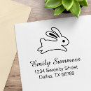 Search for bunny rubber stamps Return address
