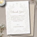 Search for christening thank you cards Gold cross