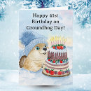 Search for groundhog day birthday cards Funny