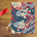 Search for blue ocean waves tissue paper Hokusai