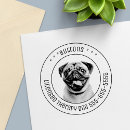 Search for pugs rubber stamps Pet