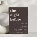 Search for typography rehearsal dinner invitations Simple
