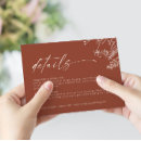 Search for boho wedding enclosure cards Bohemian