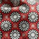 Search for red and white floral fabric Seamless