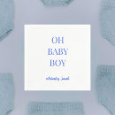 Search for baby blue napkins Boy baby shower