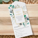 Search for modern suite wedding invitations All in one