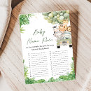 Search for boy baby shower games Safari