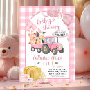 Search for pink farm invitations Mother to be