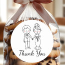 Search for cute cartoon wedding stickers Whimsical