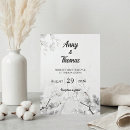 Search for cherry blossom wedding invitations Minimalist