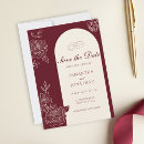 Search for deep red wedding invitations Luxury