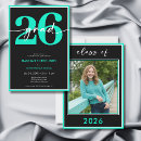 Search for aqua graduation invitations Graduate
