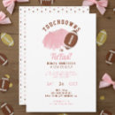 Search for tutu invitations Touchdowns or tutus