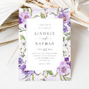 Search for lilac grey wedding invitations Watercolor