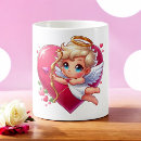 Search for heart and arrow mugs Cupid