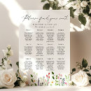 Search for wildflower wedding seating charts Modern