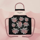 Search for pink and black aprons Stylish