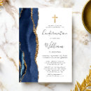 Search for navy confirmation invitations Chic