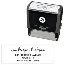 Search for unique return address rubber stamps Minimalist