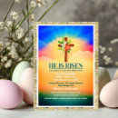 Search for easter church service invitations Resurrection
