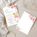 Search for wine glass wedding invitations Black and white