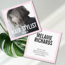 Search for hairstylist business cards Elegant