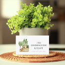 Search for pot business cards Greenery