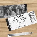 Search for concert ticket invitations Black and white