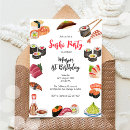 Search for sushi party invitations Sashimi